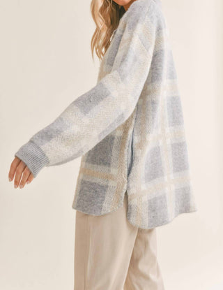 Sadie & Sage - Gwen Checkered Cardigan