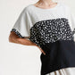 Umgee - Dalmatian Color Block Top