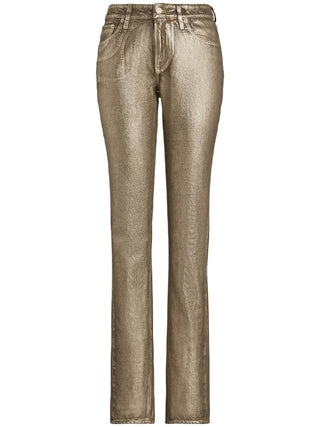 Ralph Lauren - Metallic High Rise Skinny Jeans