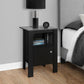 Accent Nightstands with Storage and Transitional Style