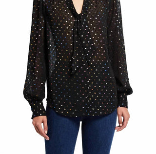 Paige - Women's Cleobelle Long Sleeve Tie Neck Blouse