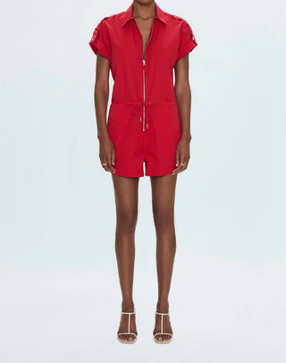 Pistola - Meg Short Sleeve Zip Front Romper