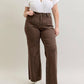 Judy Blue - Retro High Waist Wide Leg Jeans - Plus