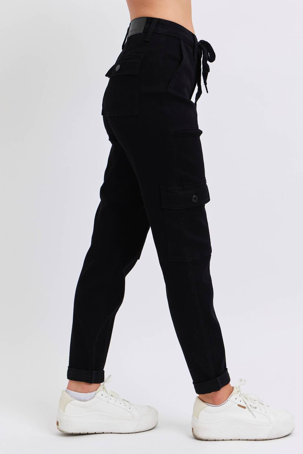 Judy Blue - High Waist Cargo Cuffed Jogger