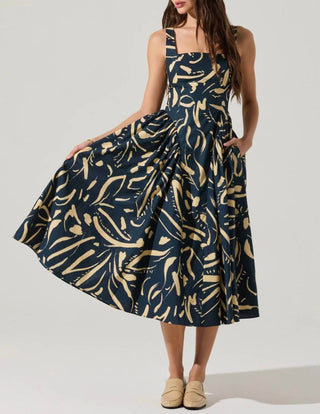 Astr - Vinya Drop Waist Midi Dress