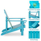Classic Wood Adirondack Chair with Cupholder