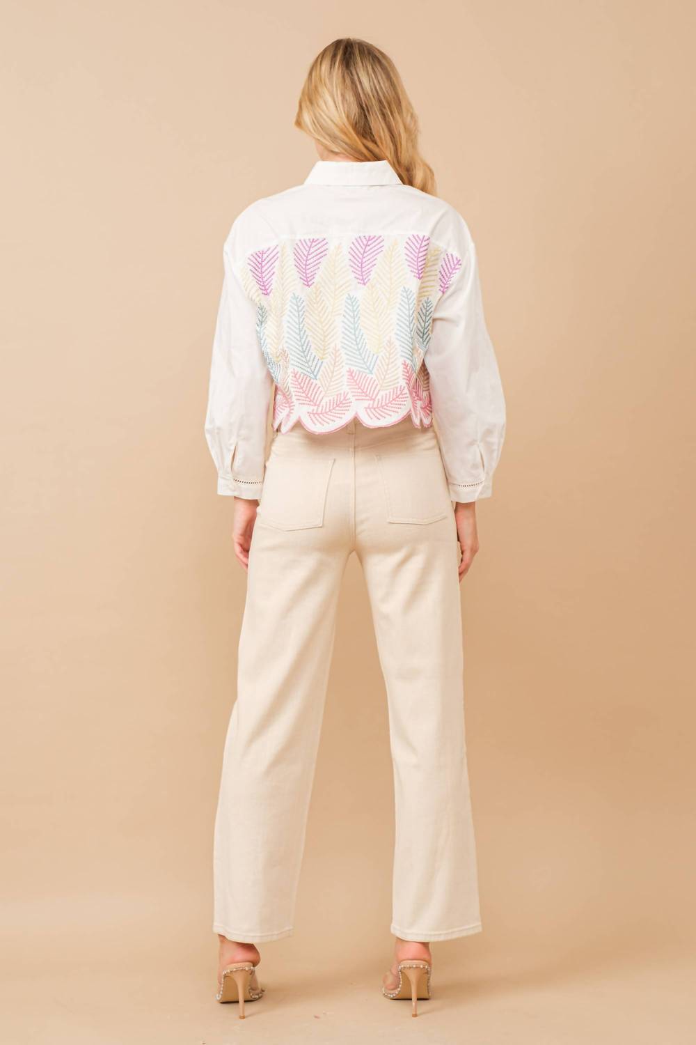 Blue B - Aurora Metallic Embroidery Shirt