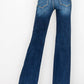 Risen - High Rise Straight Jeans Dark