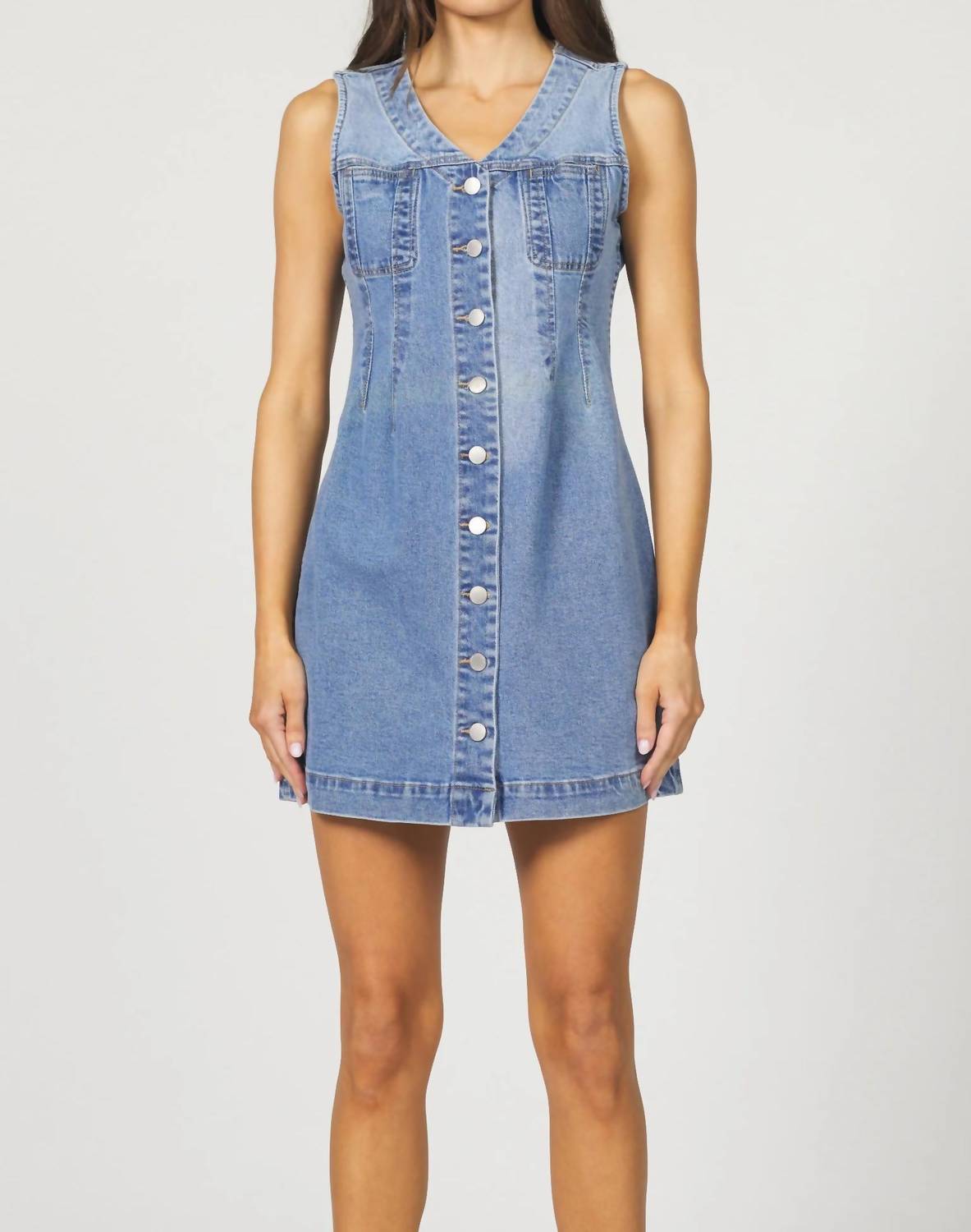 Dear John Denim - Sabrina Mini Denim Dress