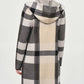Joseph Ribkoff - Hooded Tartan Winter Cardigan