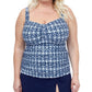 Profile By Gottex - Plus Size Sweetheart Underwire Tankini Top