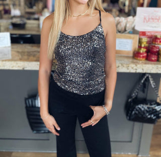 Elan - Women's Sequin Tank