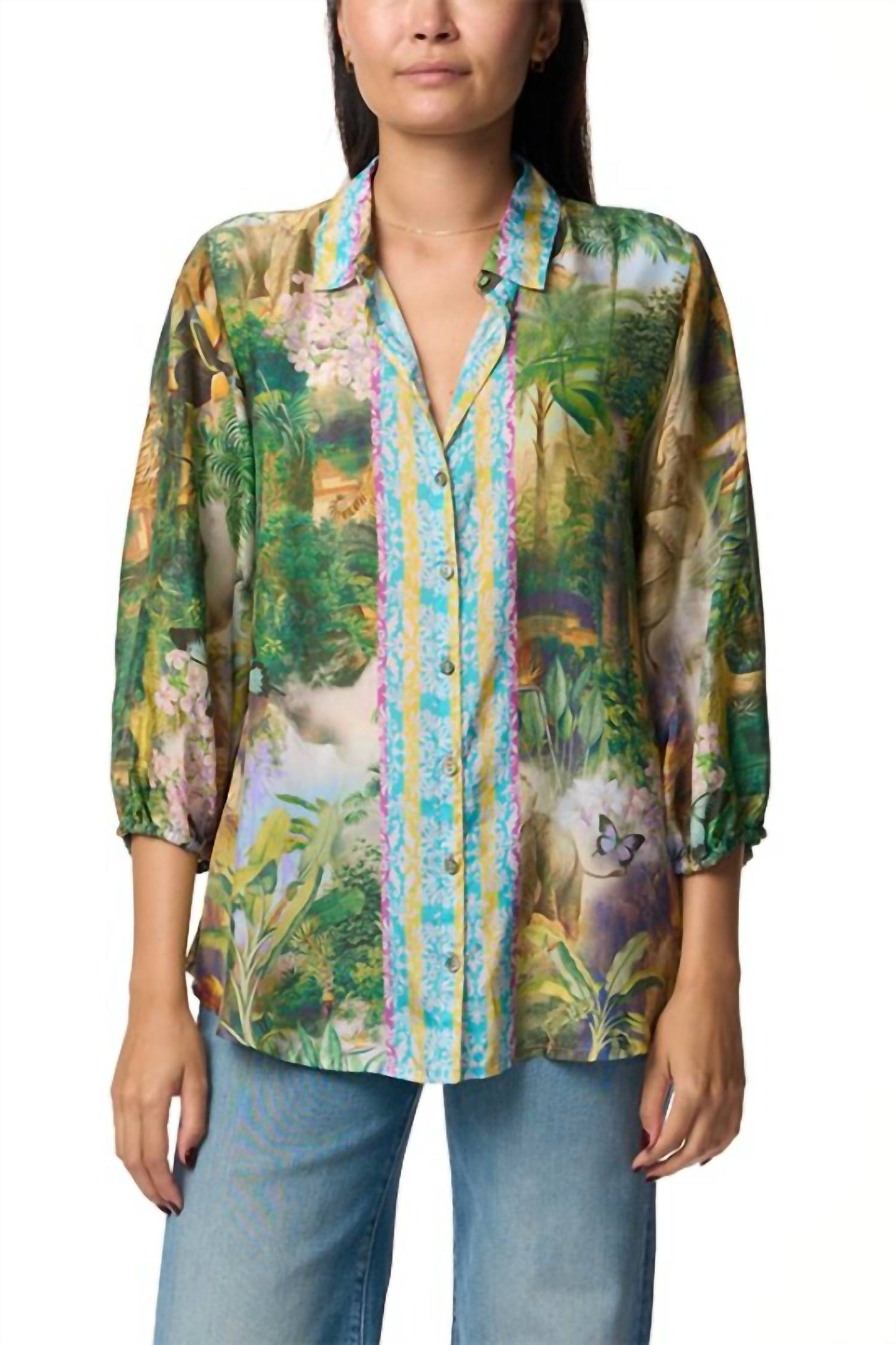 Johnny Was - Isolah Button Down Shirt