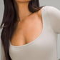 Lululemon - Wundermost Ultra-soft Nulu Square-neck Long-sleeve Bodysuit