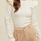 Wishlist - Ruffle Sleeve Sweater