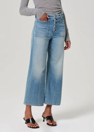 Citizens Of Humanity - Lyra Patch Pocket Wide Leg Jeans