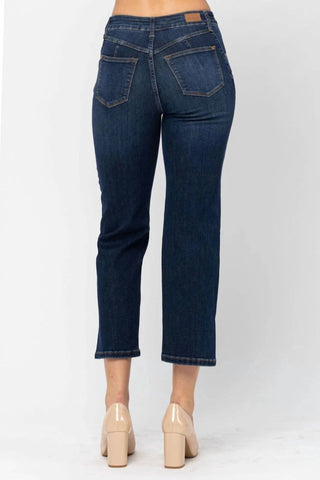 Judy Blue - Side Slits Cropped Jeans