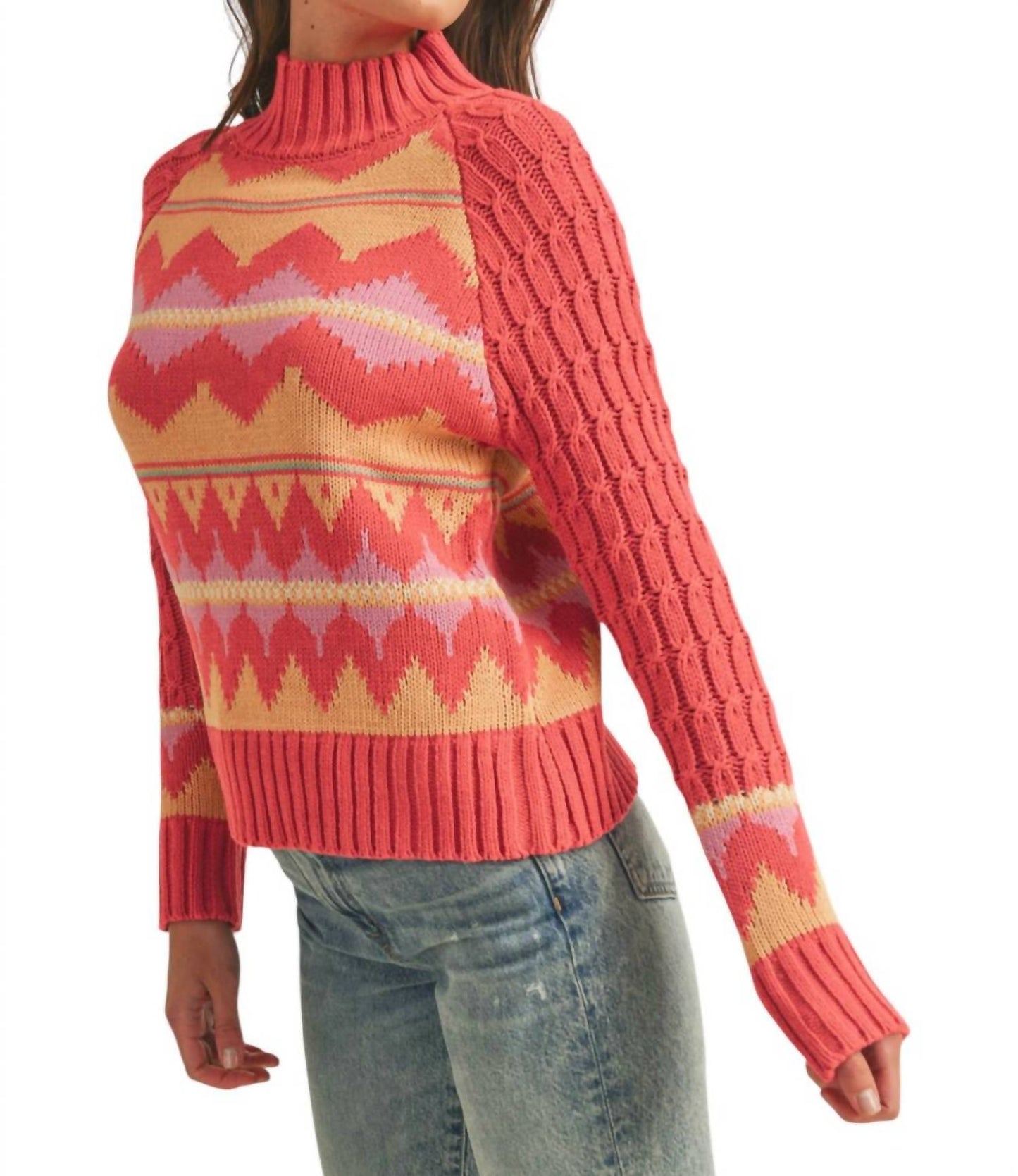 &Merci - Faire Isle Turtleneck Sweater