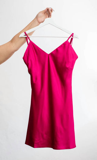 Dress Forum - Sleeveless Satin Mini Dress