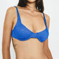 Gigizara - Abalone Shimmer Ribbon Tie-Back Top Eco Shimmer & Underwire Support