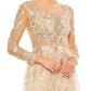 Mac Duggal - Illusion Sleeve Dress