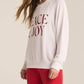 Z Supply - Cassie Peace and Joy Raglan Long Sleeve Top