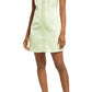 BP. Satin Lace Slipdress in Green Roxie Abstract, Size Small
