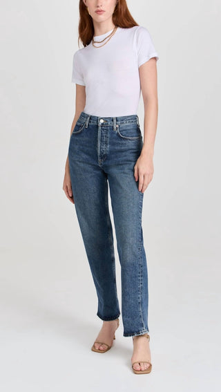 Agolde - Fran Low Slung Straight Jeans