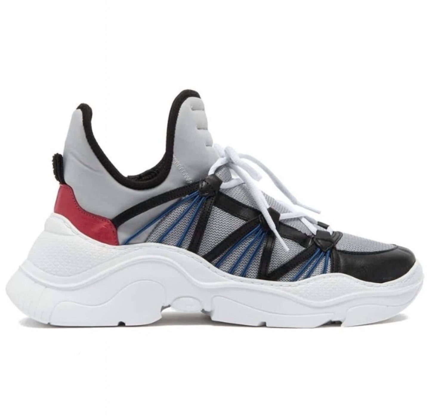 Schutz - Women's Lace-up Boyfriend Chunky Sneakers