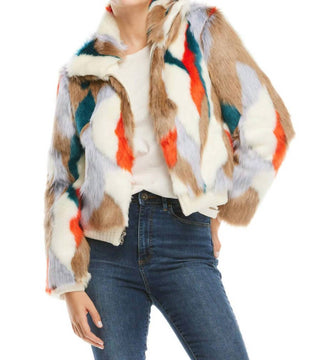 Fabulous Furs - Apres Ski Bomber Faux Fur Jacket