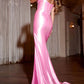 Jovani - Elegant Satin Gown