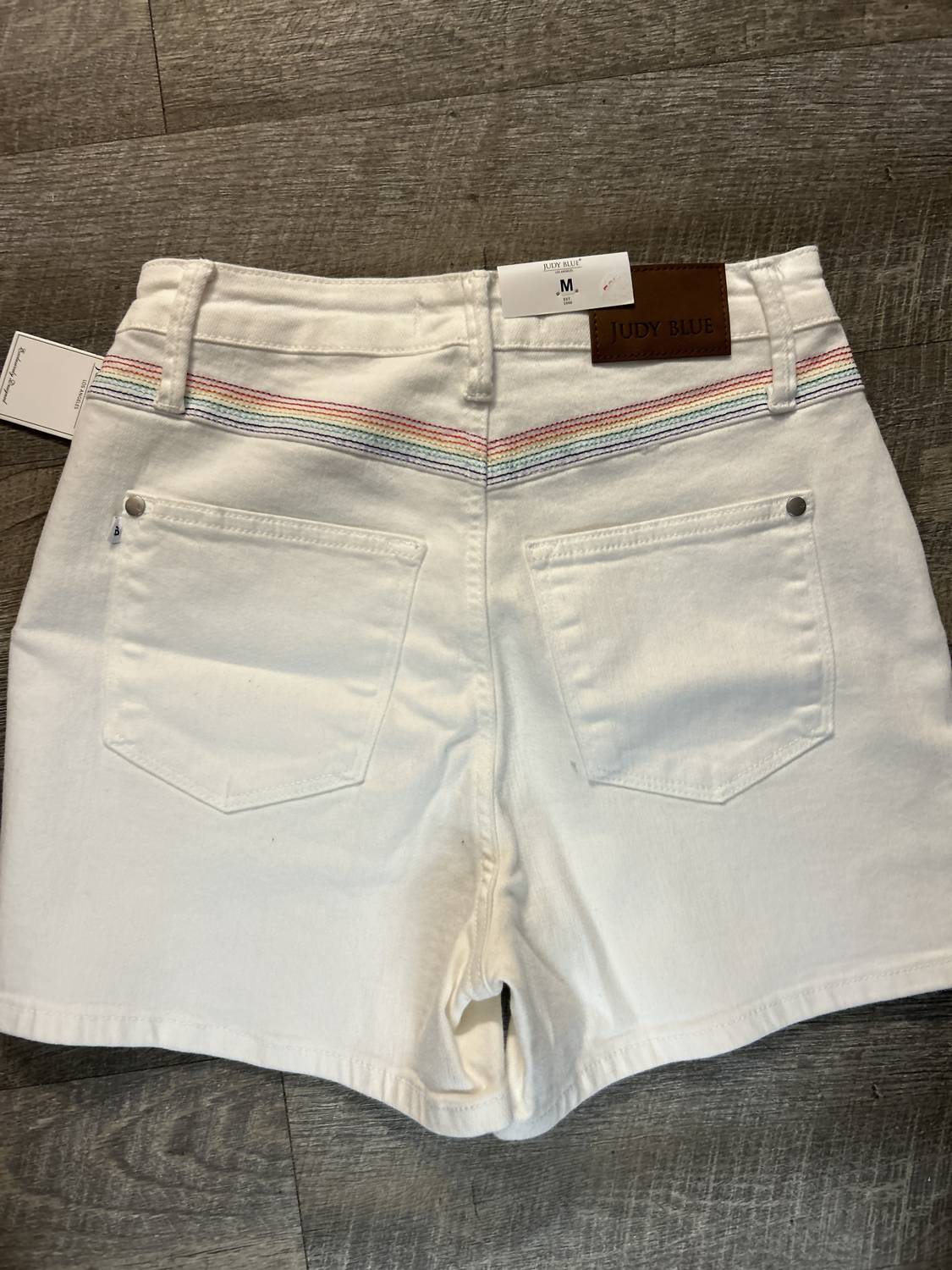 Judy Blue - Women's High Waist Rainbow Shorts