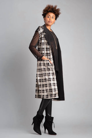 Berek - Plaid Foil Vest