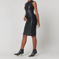 Spanx - Leather-like Combo Fitted Dress