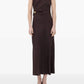 Loulou De Saison - Roan Draped Metal Ornament Dress