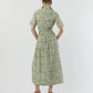 Ann Mashburn - Short Sleeved Classic Shirtwaist Maxi Dress