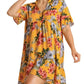 Umgee - Floral Ruffle Babydoll Dress