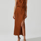 Astr - Jelyn Satin Midi Dress