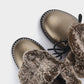 Mayoral - Big Kid's Faux Fur Lined Biker Boots Mid