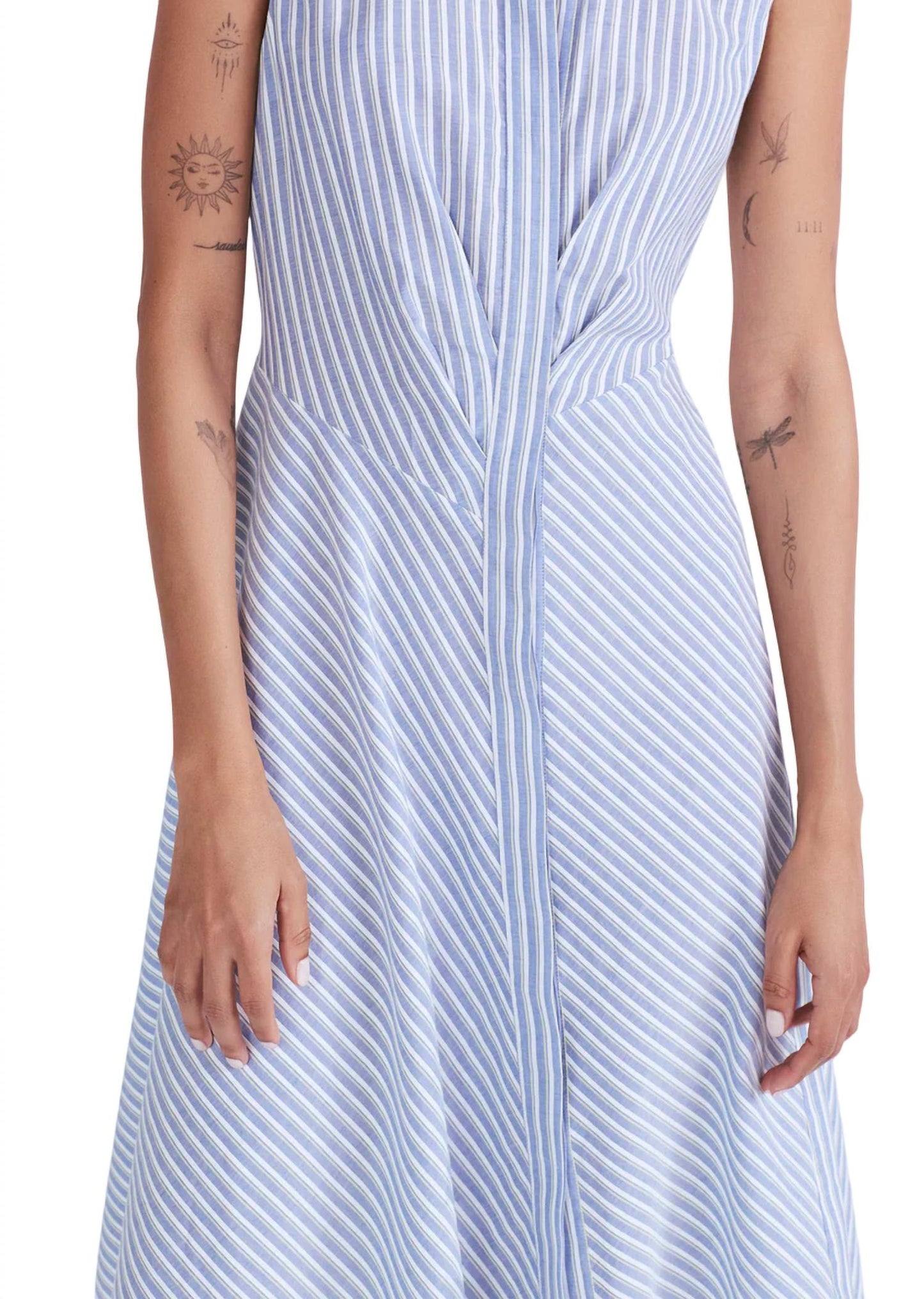 Derek Lam 10 Crosby - Smith Sleeveless Shirt Dress