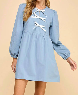 Tcec - Tied to You Bow Detail Dress