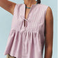 Nation Ltd - Ali Tie-front Sleeveless Top