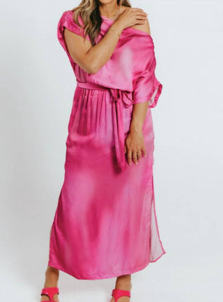 Cossac - Drape Dress Print