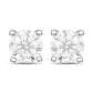 1.02 Carat Genuine White Diamond 14K White Gold Earrings