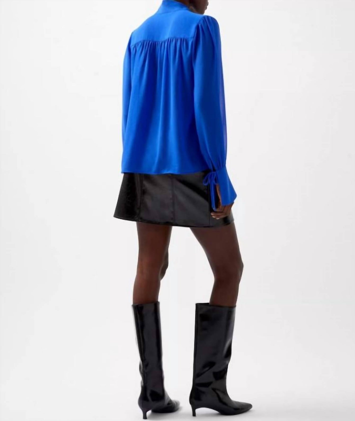 French Connection - Eden Tie Neck Blouse