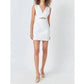 Endless Rose - Cutout V-neck Mini Dress