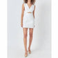 Endless Rose - Cutout V-neck Mini Dress