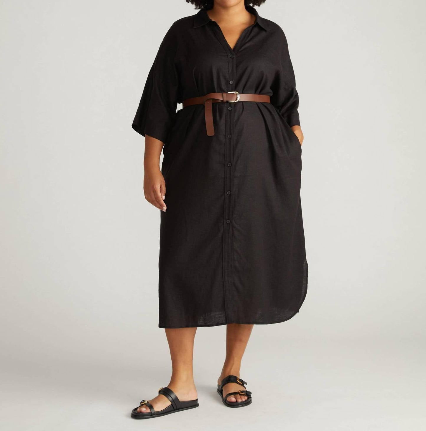 Universal Standard - Plaza Linen Shirtdress