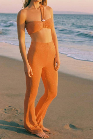 Montce - High-waisted Flair Pant