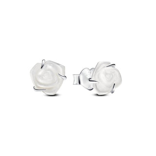 Pandora - Women's Rose In Bloom Stud Earrings